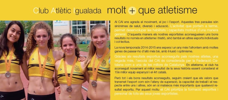 MOLT MÉS QUE ATLETISME CUADRÍPTIC